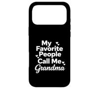 My Favorite People Call Me Grandma Cœur Motif Lettres Coque pour iPhone 17 Pro Max