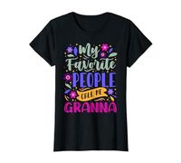 My Favorite People Call Me Granna Cadeau pour Grand-mère T-Shirt