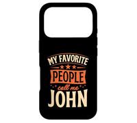 My Favorite People Call Me John Nom personnalisé Coque pour iPhone 17 Pro