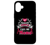 My Favorite People Call Me Meme Grandma Funny Mothers Day Coque pour iPhone 16 Plus