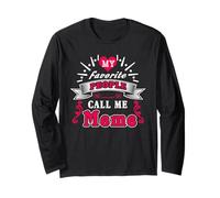 My Favorite People Call Me Meme Grandma Funny Mothers Day Manche Longue