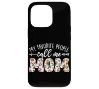My Favorite People Call Me Mom Fête des Mères Floral Mama Coque pour iPhone 13 Pro