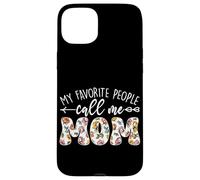 My Favorite People Call Me Mom Fête des Mères Floral Mama Coque pour iPhone 15 Plus