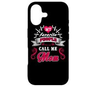 My Favorite People Call Me Mom for Mothers Day Coque pour iPhone 17