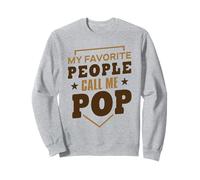 My Favorite People Call Me Pop Fête des Pères Papa Papa Sweatshirt