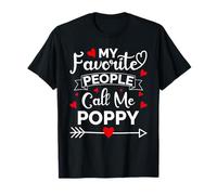My Favorite People Call Me Poppy Fathers Day Funny Gifts T-Shirt