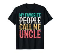 My Favorite People Call Me Uncle Fathers Day Funny Vintage T-Shirt