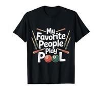 My Favorite People Play Pool Bar de Billard - T-Shirt