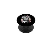 My Favorite Place is Inside Your Hug Amour câlin Douillet PopSockets PopGrip Adhésif