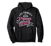 My Favorite Princess Is My Wife Vintage Spouse Husband Sweat à Capuche