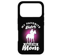 My Favorite Rider Calls Me Mom Cheval Cavalier Propriétaire Coque pour iPhone 17 Pro
