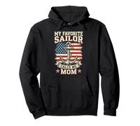 My Favorite Sailor Calls Me Mom Mom Sweat à Capuche