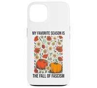 My Favorite Season is The Fall Fascism No Kings in America Coque pour iPhone 13
