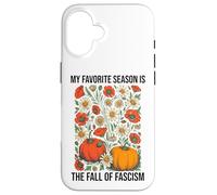 My Favorite Season is The Fall Fascism No Kings in America Coque pour iPhone 16