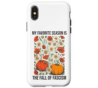 My Favorite Season is The Fall Fascism No Kings in America Coque pour iPhone X/XS