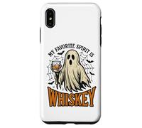 My Favorite Spirit is Whiskey Funny Ghost Halloween Costume Coque pour iPhone XS Max