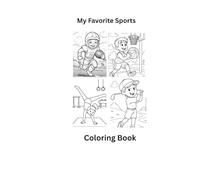 My Favorite Sports Coloring Book