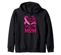 My Favorite Survivor Calls Me Mom Sensibilisation au Cancer du Sein Sweat à Capuche