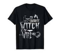 My Favorite Witch Is My Wife Sorcière d'Halloween T-Shirt