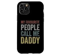 My Favourite People Call Me Daddy - Cool Retro Fête des Pères Coque pour iPhone 11 Pro