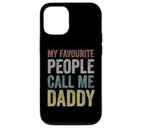 My Favourite People Call Me Daddy - Cool Retro Fête des Pères Coque pour iPhone 12/12 Pro