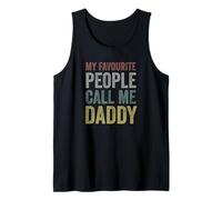 My Favourite People Call Me Daddy - Cool Retro Fête des Pères Débardeur
