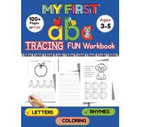 My FIRST ABC Tracing Fun Workbook: Preschool Handwriting Practice Workbook for Pre K, Kindergarten, and Kids Ages 3-5.