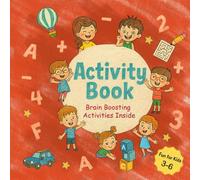 My First Activity Book for Kids Ages 4-8: Fun Puzzles, Mazes, Coloring & Learning Games for Kids Ages 4-8