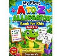 My First Alphabet Animals Coloring and Tracing Book for Kids Ages 3-6: Learn Letters, Practice Writing, and Color Cute Animals from A to Z | Preschool Workbook for Toddlers and Kindergarten Kids