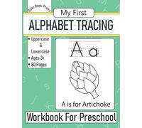 My First Alphabet Tracing Workbook For Preschooler Ages 3-5: Left-Handed Uppercase and Lowercase Letter Tracing Learning & Handwriting Activities Book for For Kids