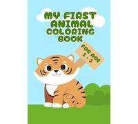 My first animal coloring book for toddlers