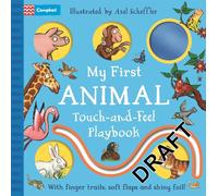 My First Animals Touch-and-Feel Playbook: With finger trails, soft flaps and shiny foil!