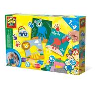 SES Creative Peinture au doigt My First 14443 avec empreintes de mains et animaux