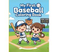 My First: Baseball Coloring Book