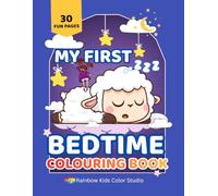 My First Bedtime Coloring Book for Toddler/Preschool