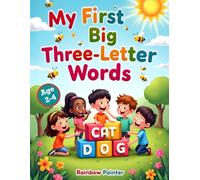My First Big Three-Letter Words: 8.5” x 11” with 90+ Jumbo & Simple Learn to Spell Coloring Book for Toddlers | Ages 2-4
