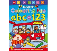 My First Bumper Colouring Fun - ABC and 123: Copy Colouring Alphabet and Counting Fun!