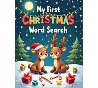 My First Christmas Word Search: 50 Simple and Festive Puzzles for Early Readers plus 10 Bonus Coloring Pages!