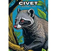 My First Civet Coloring Book: Big & Simple Animal Art for Little Hands!