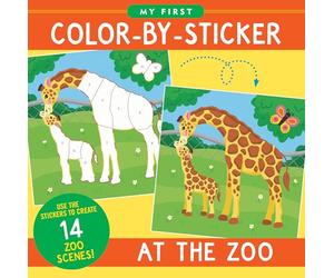 My First Color-By-Sticker at the Zoo