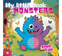 My First Coloring Book - From Age 1 | Funny Monster Drawings | Thick Bold Lines for Easy Coloring | 21x21 cm Format | Perfect for Little Hands | Fine ... Development | Fun Activity for Toddlers
