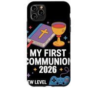 My First Communion 2026 New Level Achieved Communiant Gaming Coque pour iPhone 11 Pro Max
