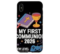 My First Communion 2026 New Level Achieved Communiant Gaming Coque pour iPhone XS Max