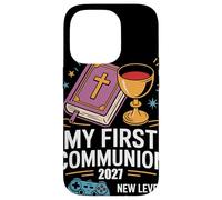 My First Communion 2027 New Level Achieved Cadeau Chrétienne Coque pour iPhone 14 Pro