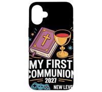 My First Communion 2027 New Level Achieved Cadeau Chrétienne Coque pour iPhone 16 Plus