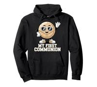 My First Communion Child Wafer 1st Communion God Church Sweat à Capuche