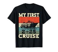 My First Cruise 2025 Retro Ship Vacation Family Trip 1er T-Shirt