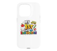 My First Day of Kindergarten Tee, 1st Day of School Boy Kid Coque pour iPhone 15 Pro