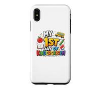 My First Day of Kindergarten Tee, 1st Day of School Boy Kid Coque pour iPhone XS Max