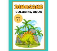 My First Dinosaur Coloring Book: Fun & Easy Coloring & Tracing pages for Kids Ages 3-6